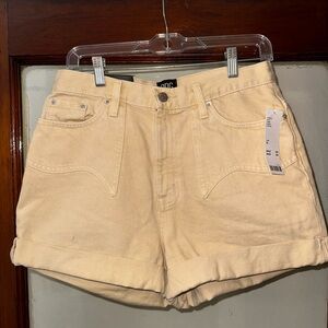 BDG Size 29 Yellow Jean Shorts